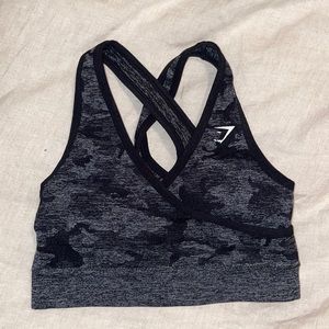 Gymshark camo seamless bra
